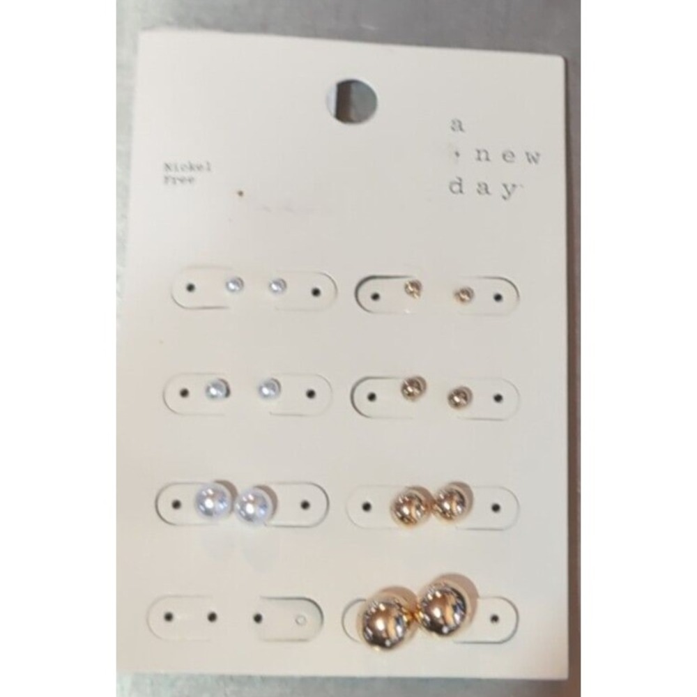 A New Day Earrings Nickel Free 7 Pair NEW